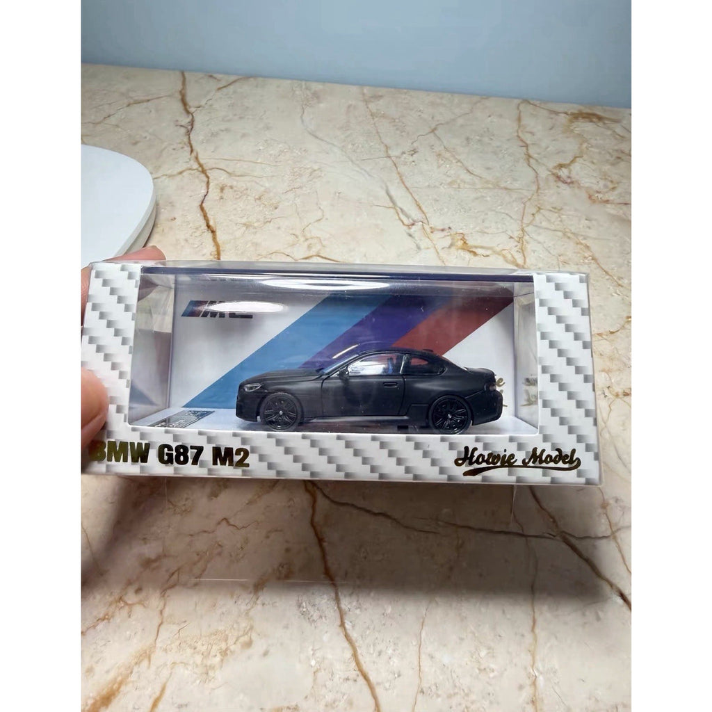 Howie Model BMW M2 G87 Gray Diecast Car Model Gift New In Box 1/64