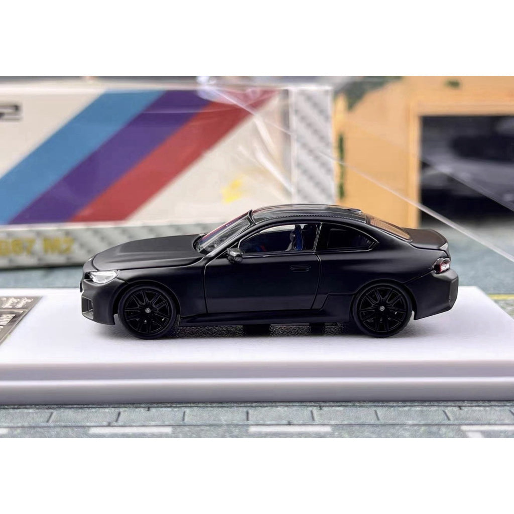 Howie Model BMW M2 G87 Gray Diecast Car Model Gift New In Box 1/64