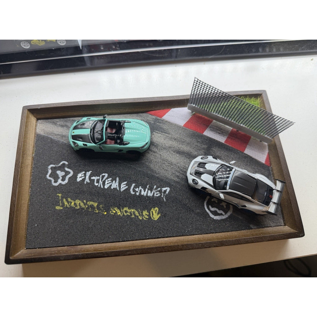 Hand Made Diecast Diorama 1/64 Display Custom Display Up to 3 Car(no Car Include
