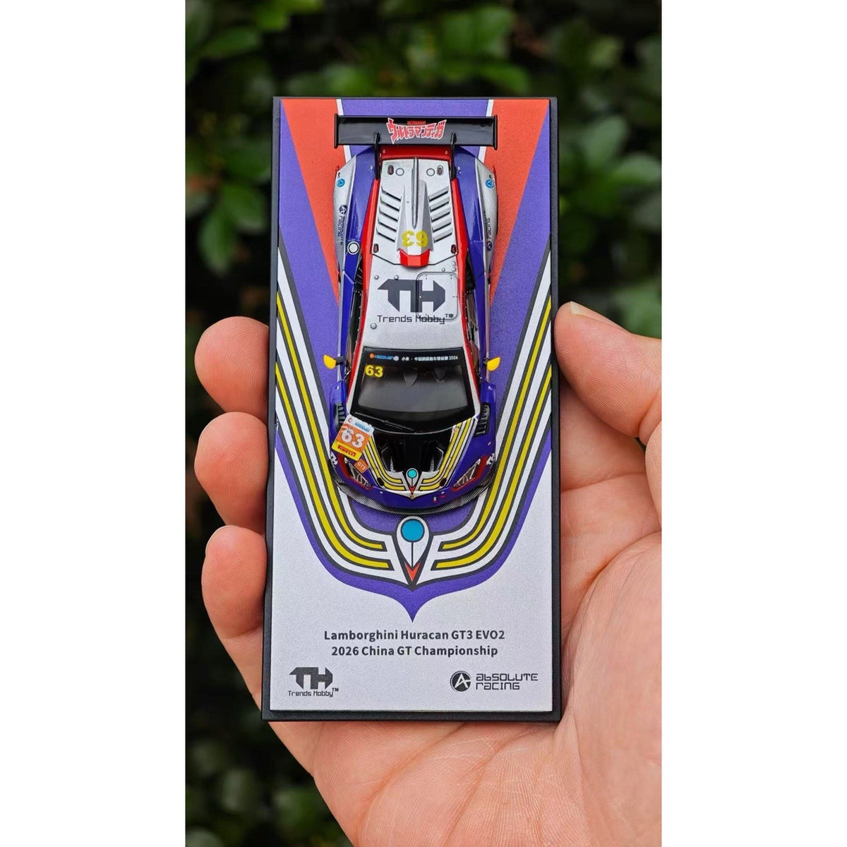 Trends Hobby 1:64 Lamborghini Huracan GT3 EVO2 Absolute Racing 2026 Acrylic