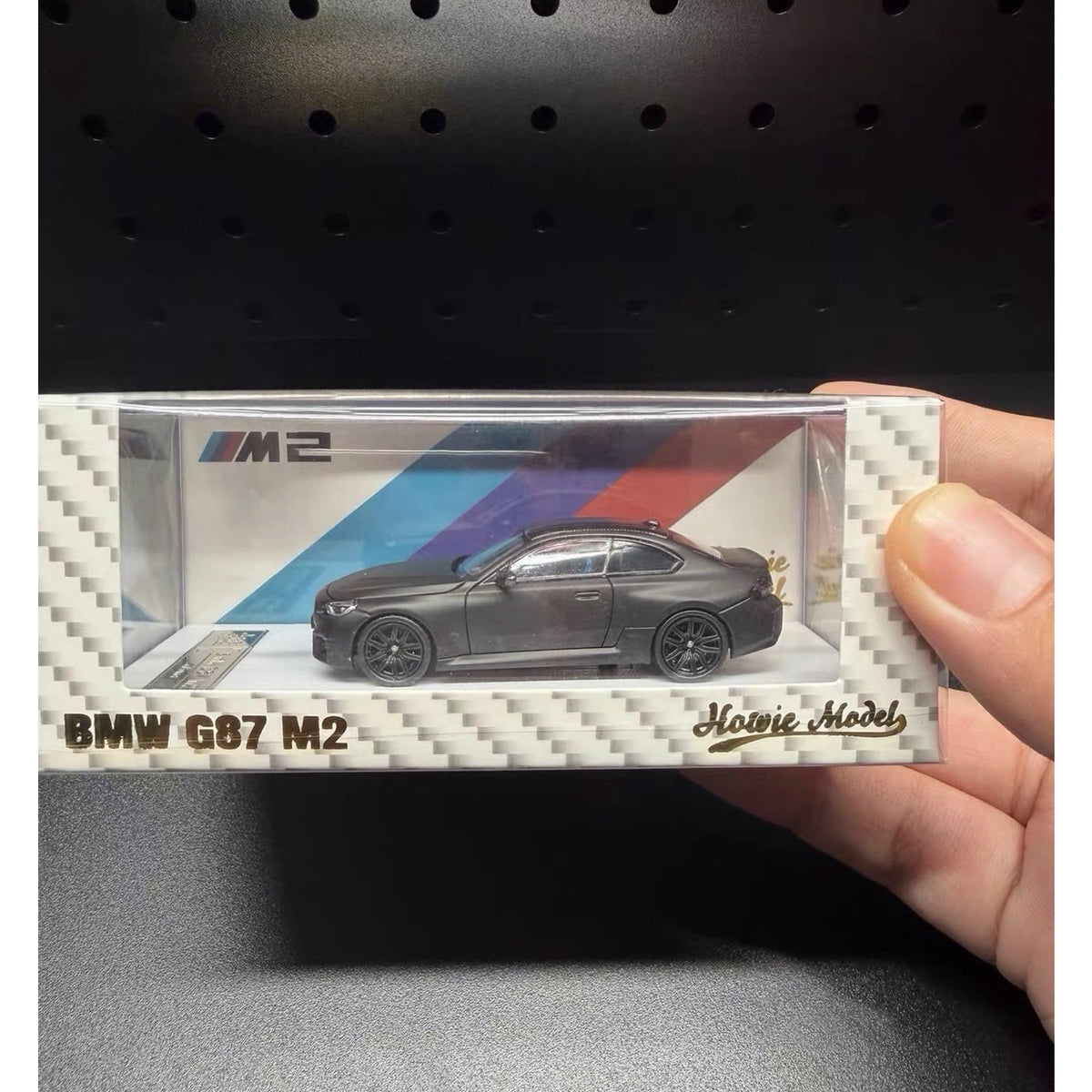 Howie Model BMW M2 G87 Gray Diecast Car Model Gift New In Box 1/64