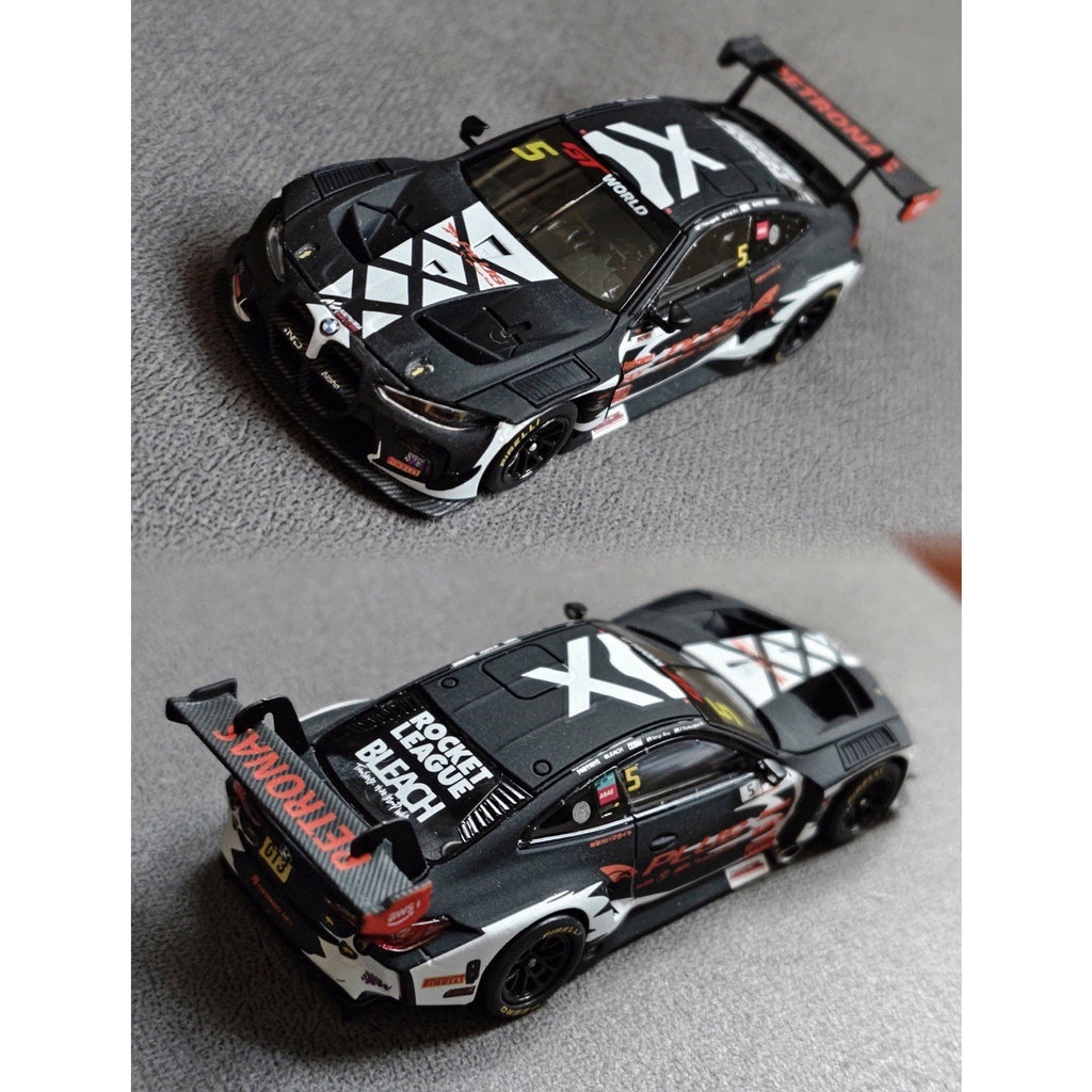 MINITRACK 1:64 BMW M4 GT3 Racing Car Model Diecast Metal Carbon black reaper