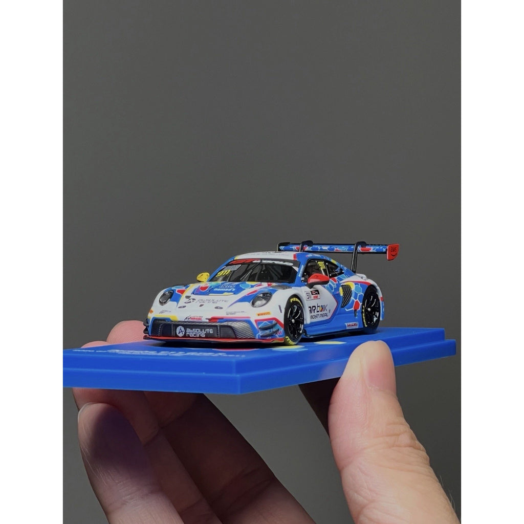 ARbox 1/64 Porsche 911 GT3 R Alloy Racing Car Model Premium Acrylic Diecast New