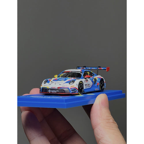 ARbox 1/64 Porsche 911 GT3 R Alloy Racing Car Model Premium Acrylic Diecast New