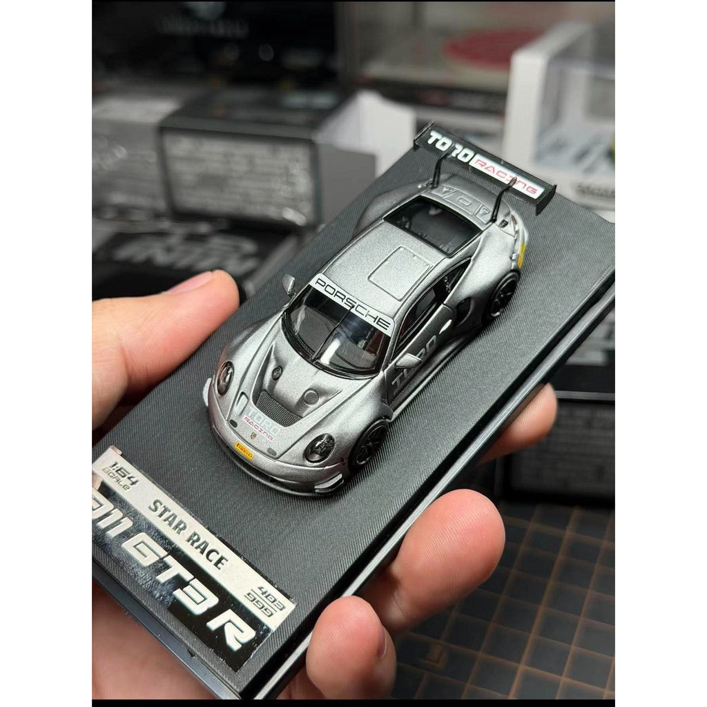 Star Race 911 Porsche 911 GT3 1/64 Limited 999 Silver diecast acrylic