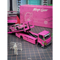 MG 1:64 H300 Custom Tow Flatbed Truck Dinosaur Model Diecast Metal pink US SHIP!
