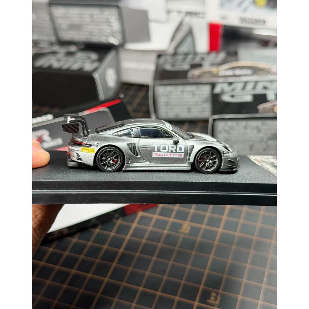Star Race 911 Porsche 911 GT3 1/64 Limited 999 Silver diecast acrylic