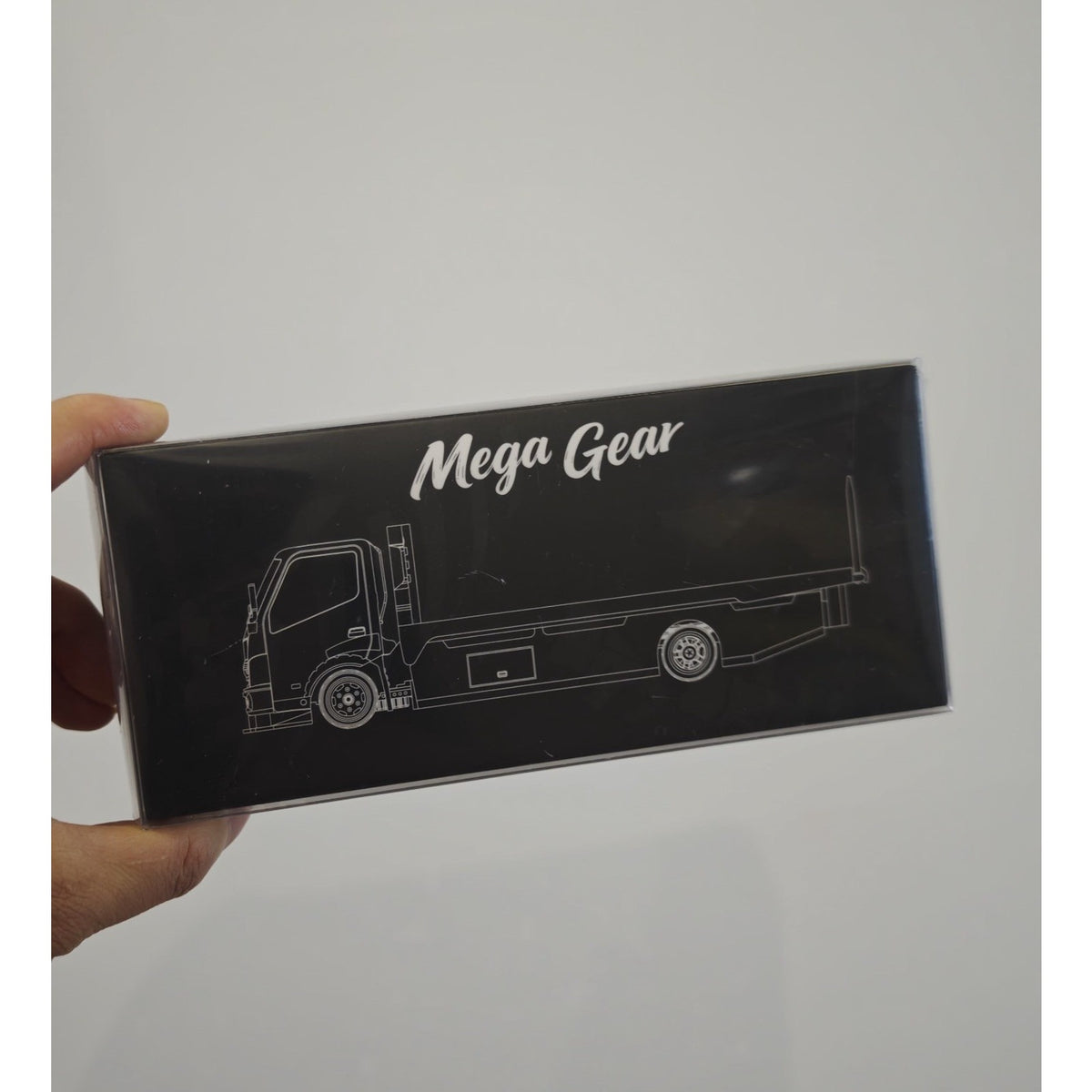 Mega Gear 1:64 Dinosaur H300 Custom Tow Flatbed Truck GREEN PINK BLACK SET