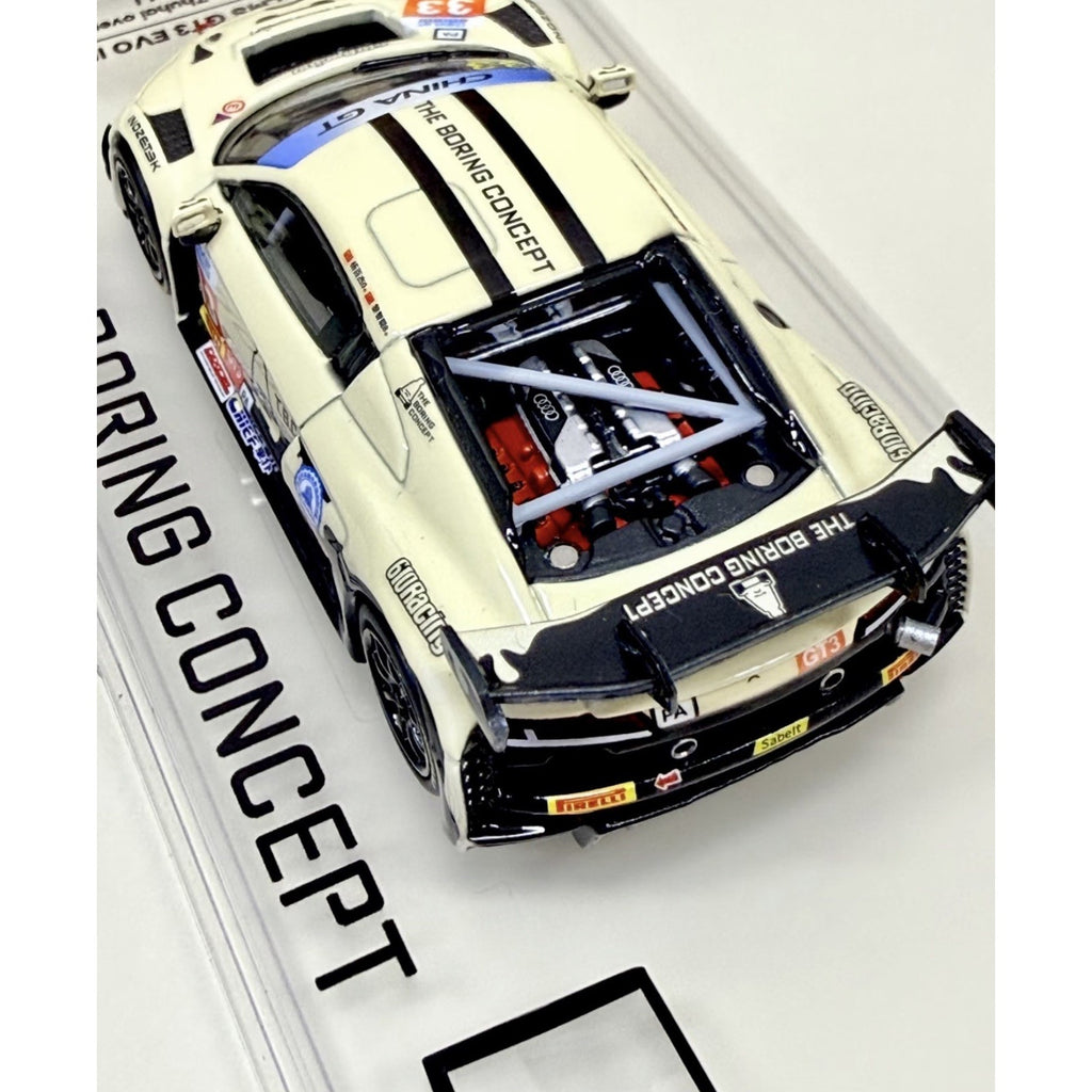 Kilo 1:64 Beige R8 LMS GT3 EVO II #33 Sports Model Diecast Metal Car US Shipping