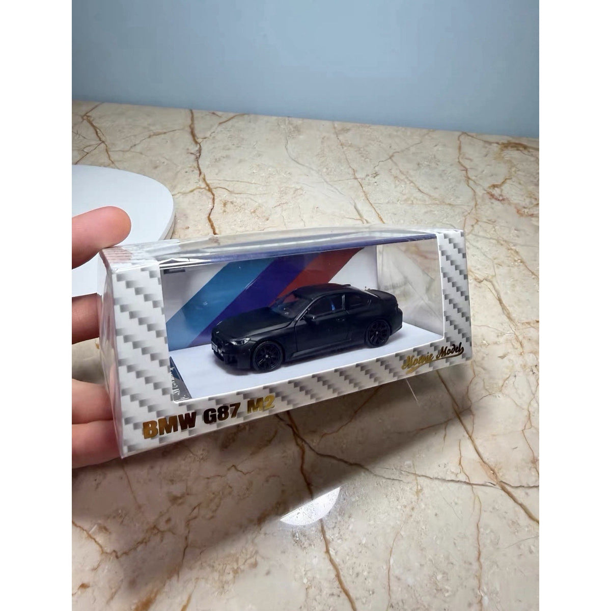 Howie Model BMW M2 G87 Gray Diecast Car Model Gift New In Box 1/64