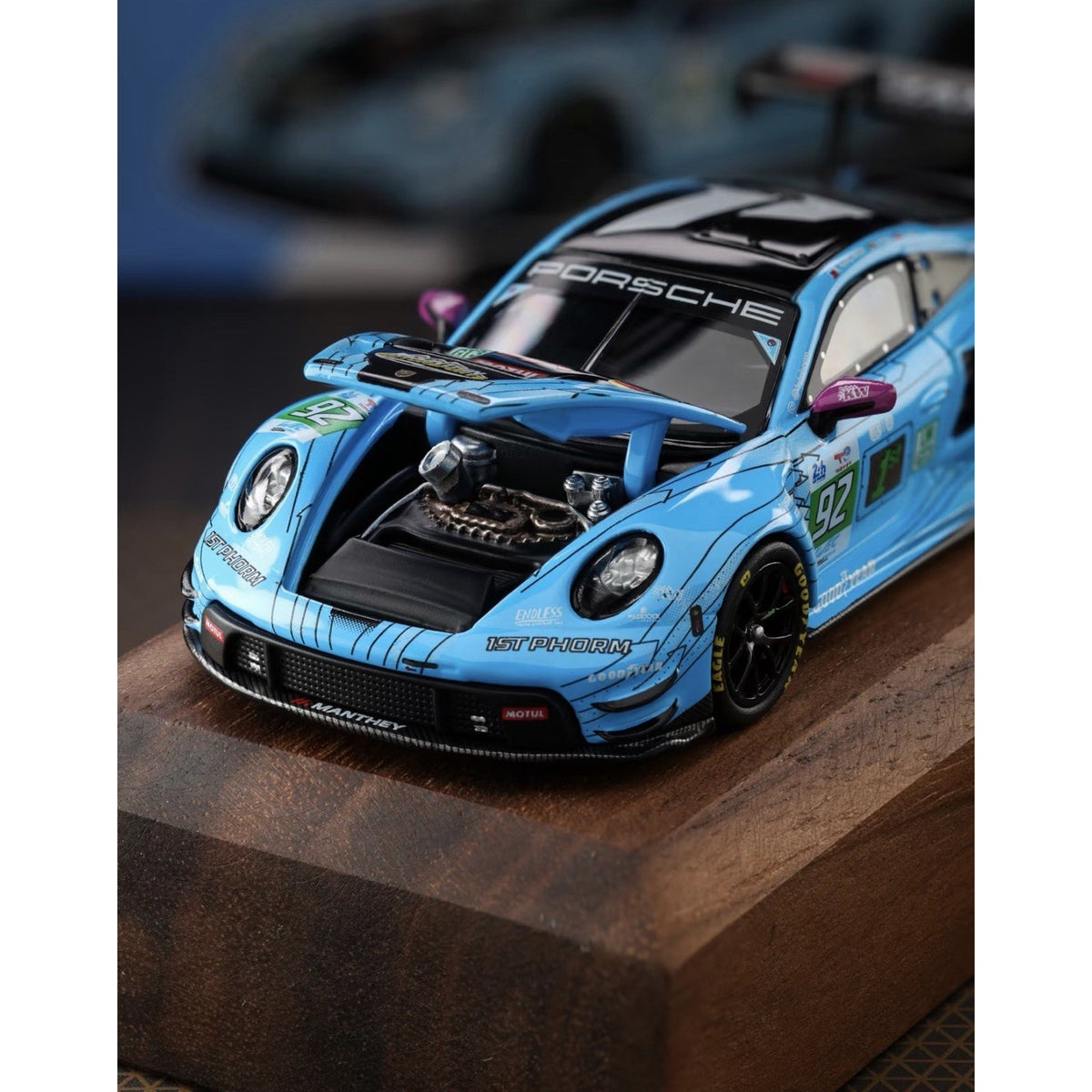 Trends Hobby 1:64 Porsche 911 GT3 R Manthey 1ST Phorm 2025 Le Mans 24H LMGT3 #92