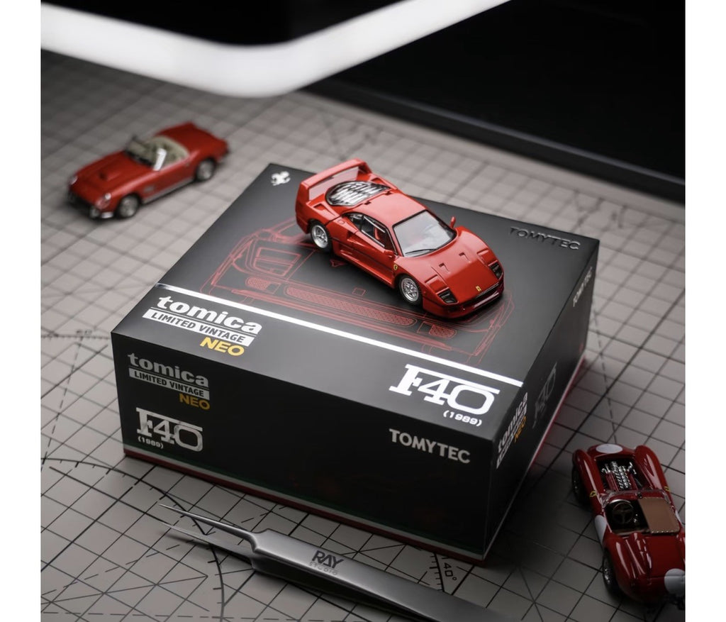 Tomica Limited Vintage NEO TLV Ferrari F40 1989 Red 1/64 Tomytec USA BASED