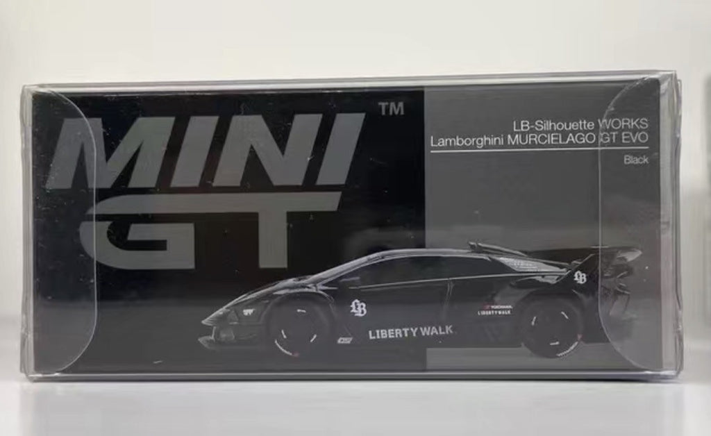 MINI GT 1053 LB-Silhouette WORKS Lamborghini MURCIELAGO GT EVO Black LHD Lbwk