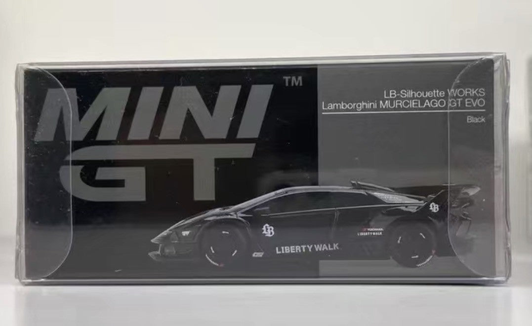 MINI GT 1053 LB-Silhouette WORKS Lamborghini MURCIELAGO GT EVO Black LHD Lbwk