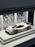 TH 1:64 White 1998 911 Gt1 LM #26 Racing Sports Model Diecast Metal Car