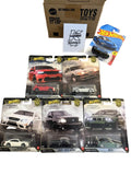 Hot Wheels 2026 Premium Car Culture Power Trip Complete Set of 5 + free Ferrari