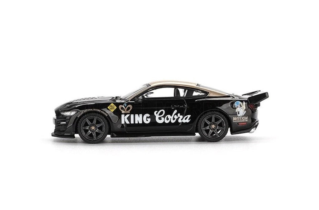 SHELBY GT500 DRAGON SNAKE CONCEPT "KING COBRA" BLACK 1/64 BY MINI GT USBASED