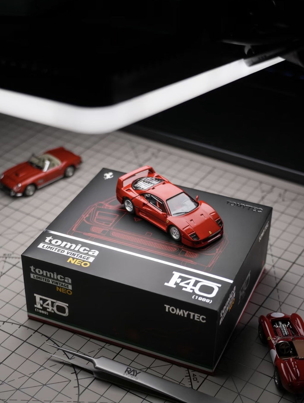 Tomica Limited Vintage NEO TLV Ferrari F40 1989 Red 1/64 Tomytec USA BASED