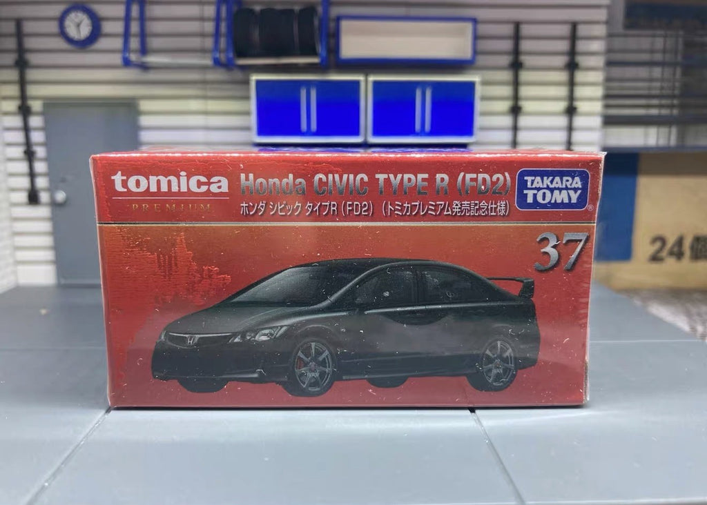 TOMICA PREMIUM #37 HONDA CIVIC TYPE R (FD2) [LIMITED] 1/64 SCALE JAPAN STOCK!!!